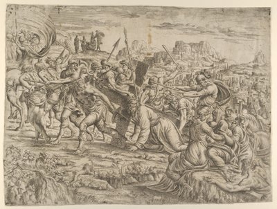 Ristin kantaminen, 1544. tekijältä Jean Mignon