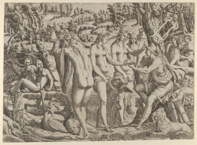 Pariisin tuomio, 1535-55. tekijältä Jean Mignon