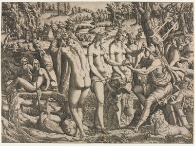 Pariisin tuomio, n. 1545. tekijältä Jean Mignon