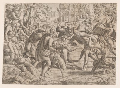 Petollinen synon, jonka paimenet toivat Troijan leiriin, 1535-55. tekijältä Jean Mignon