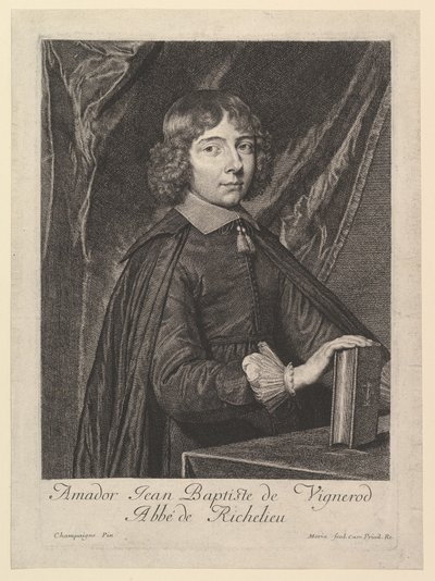 Amador Jean-Baptiste de Vignerod, abat de Richelieu. finlandès tekijältä Jean Morin
