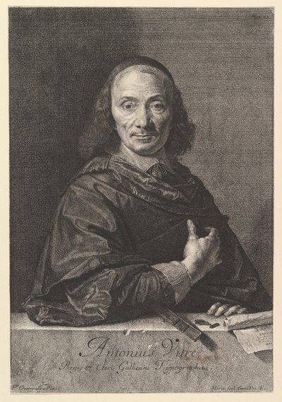 Antoine Vitre, kuninkaan typografi. tekijältä Jean Morin
