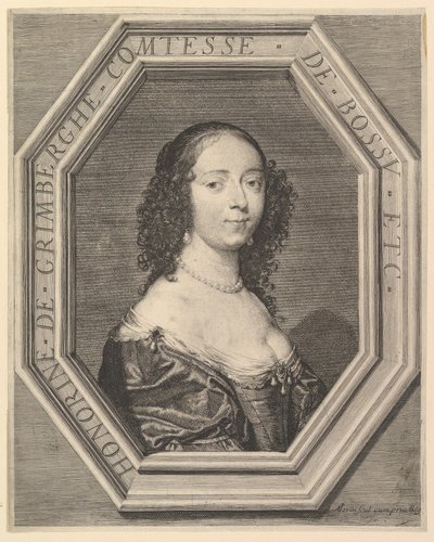 Honorine de Grimberghe, Kyttyräselän kreivitär. tekijältä Jean Morin
