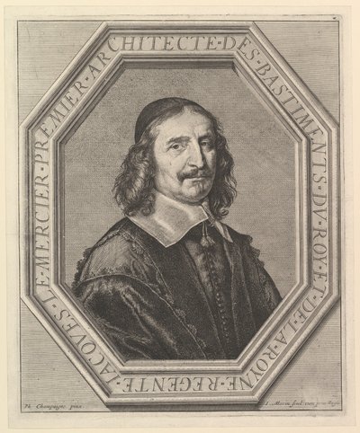 Jacques Le Mercier, kuninkaan arkkitehti. tekijältä Jean Morin