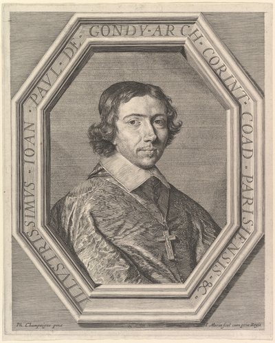 Jean-Francois-Paul de Gondy, Pariisin arkkipiispan koadjutori, tuleva Retzin kardinaali. tekijältä Jean Morin