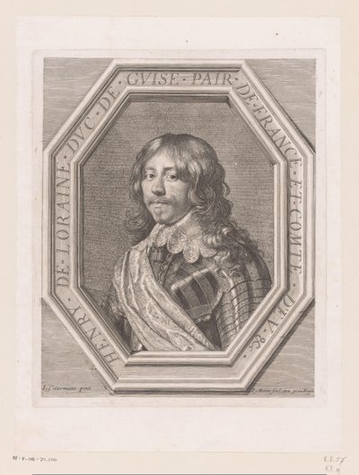 Henry II de Lorraine, Guisen herttua, muotokuva tekijältä Jean Morin
