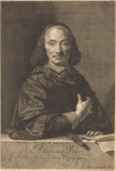 Antoine Vitre tekijältä Jean Morin after Philippe de Champaigne