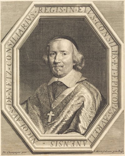 Nicolas de Netz tekijältä Jean Morin after Philippe de Champaigne