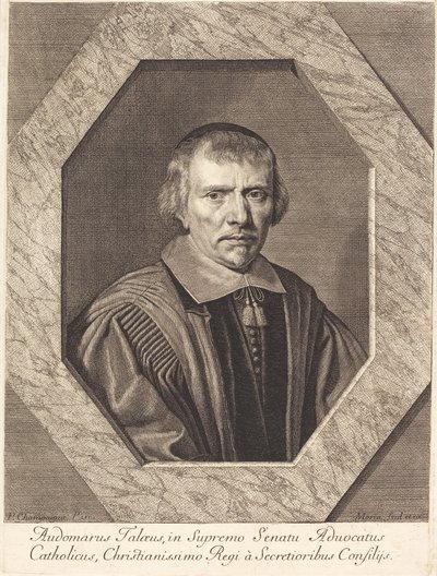Omer Talon tekijältä Jean Morin after Philippe de Champaigne