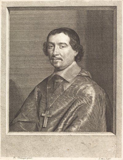 Pierre Berthier tekijältä Jean Morin after Philippe de Champaigne