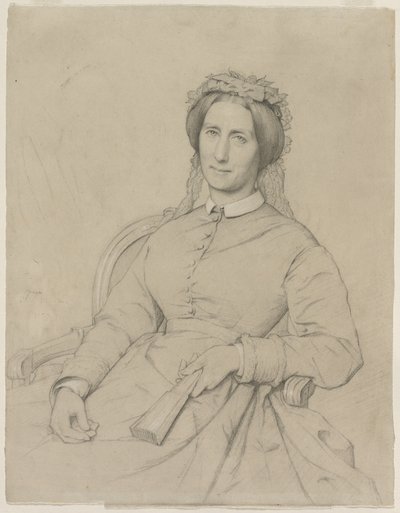 Madame Hippolyte Flandrin (Aimee Ancelot) tekijältä Jean Paul Flandrin