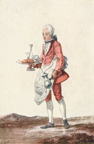 La Bouquetiere Garcon Cafetiere, 1700-luku, 1903 tekijältä Jean Pierre Houel