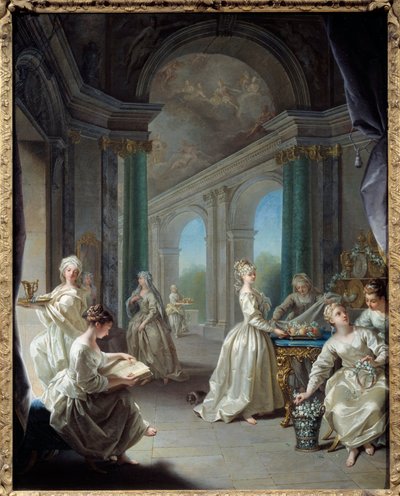 Nykyaikaiset neitsyet. Jean Raoux