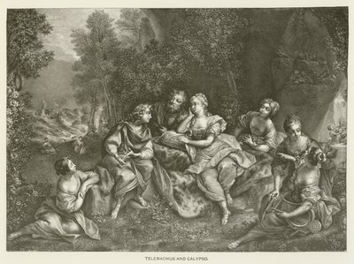 Telemachus ja Calypso tekijältä Jean Raoux