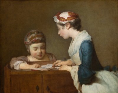 Pieni koulunhoitaja, vuoden 1740 jälkeen. tekijältä Jean Baptiste Simeon Chardin