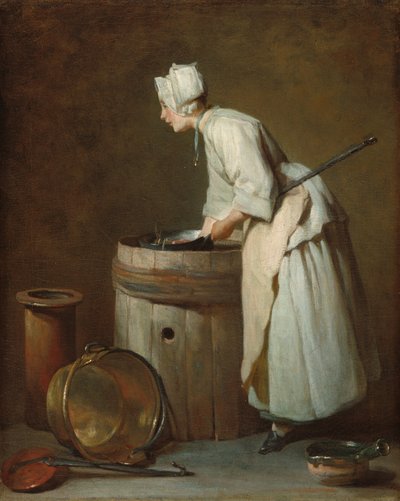 Scullerian piika tekijältä Jean Baptiste Simeon Chardin