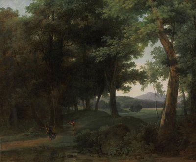 Metsä Apollon ja Daphnen kanssa, 1810. tekijältä Jean Victor Bertin