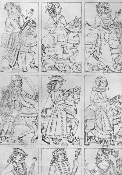 "Lyonnese Playing Cards of the Fifteenth Century", 1903 tekijältä Jean de Dale