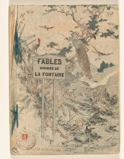 Fontainen Fables - Osa kaksi Fables choisies de la Fontaine - tome toinen (otsikko esineessä) tekijältä Jean de la Fontaine