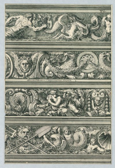 Frises pour les architraves, reunukset, et autres ornements d
