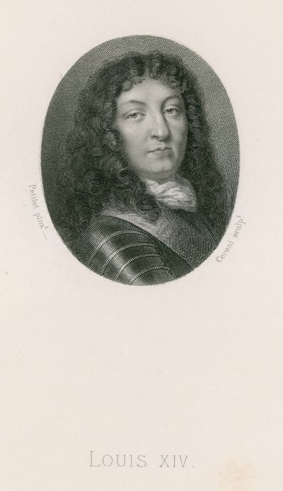 Kuningas Ludvig XIV tekijältä Jean the Elder Petitot