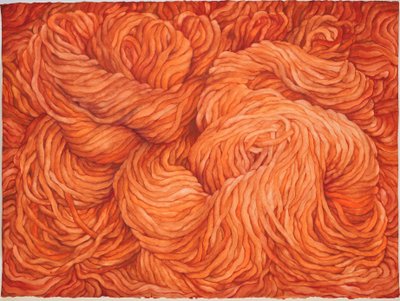 Wool Burnt Sienna, 2013 (guassi paperille). tekijältä Jeanne Maze
