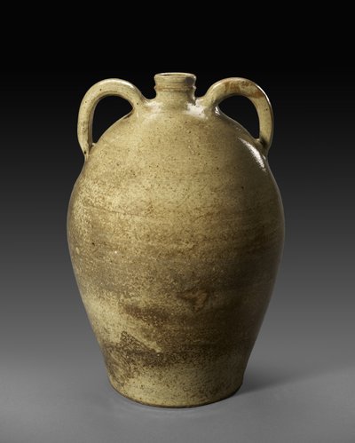 Kannu, c. 1850 (alkalilasitettu kivitavara) tekijältä Jefferson S. Nash Pottery
