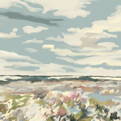 Dune Flowers Ocean Sky tekijältä Jenna Alheit