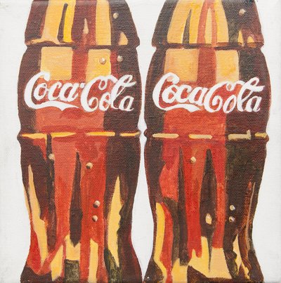 Coca-Cola-pullot (akryyli) tekijältä Jennifer Abbott
