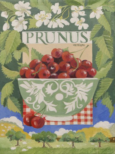 Prunus avium (akryyli) tekijältä Jennifer Abbott