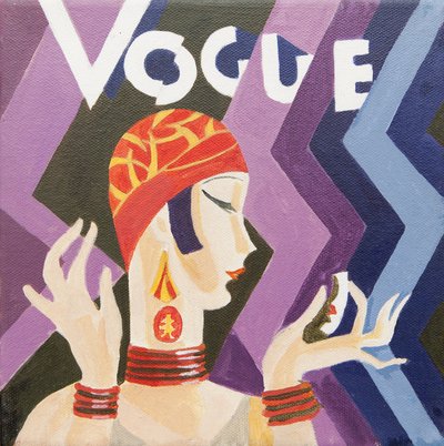 Vogue-kansi (akryyli) tekijältä Jennifer Abbott