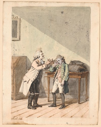 Kohtaus P.A. Heibergin "De Vonner og de Vanner". tekijältä Jens Juel