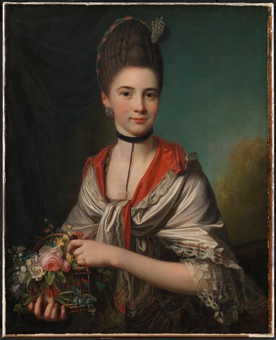 Muotokuva Anna Elisabeth Battierista, os. Storp tekijältä Jens Juel