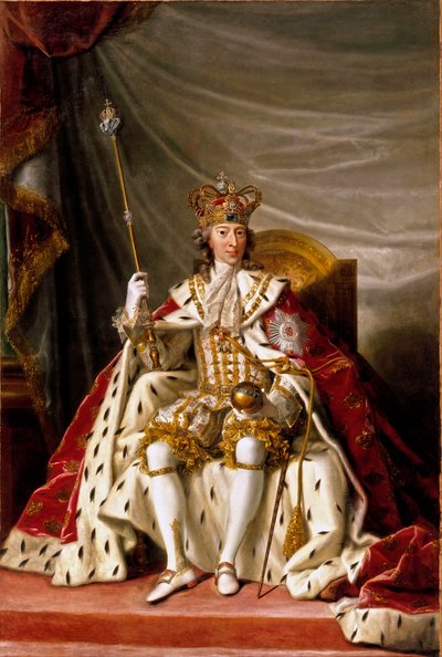 Tanskan kuninkaan Christian VII:n muotokuva, 1789. tekijältä Jens Juel