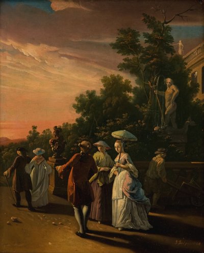 Promenaation puistossa tekijältä Jens Juel