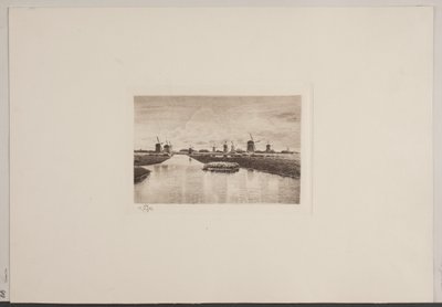 Ved Kinderdijk Hollannissa tekijältä Jensen