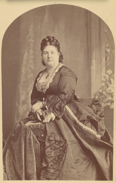 Brittiläinen sopraano Euphrosyne Parepa-Rosa 1836-1874, 1870-luku. tekijältä Jeremiah Gurney