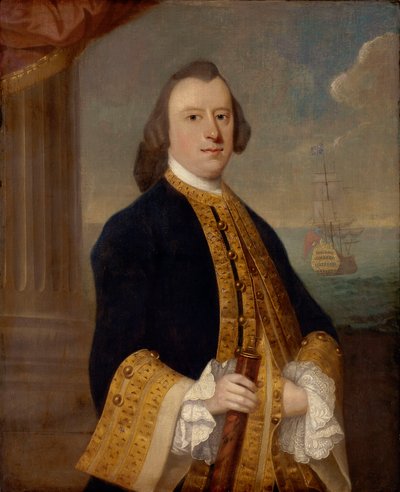 Kapteeni John Reynolds (noin 1713-1788) tekijältä Jeremiah Theus