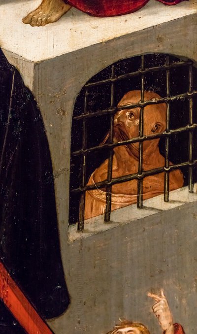 Ecce Homo, noin 1515 (tempera ja öljy havupuulle) tekijältä Jerg Ratgeb