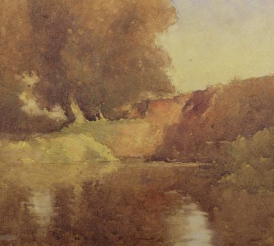 Näkymä puille puron varrella tekijältä Jesse Jewhurst Hilder