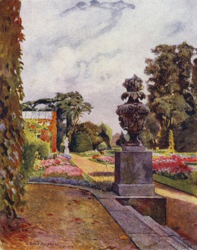 Sion, näkymä Thames-joelle (väri litho) tekijältä Jessie MacGregor