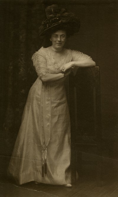 Bealsin omakuva, n. 1905-40 (gelatiinihopea valokuva) tekijältä Jessie Tarbox Beals