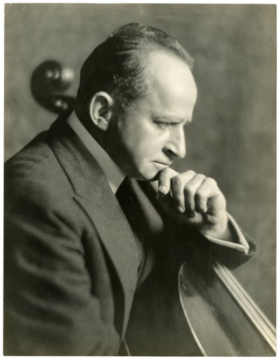 Hans Kronold, n. 1905-21 (gelatiinihopea valokuva) tekijältä Jessie Tarbox Beals