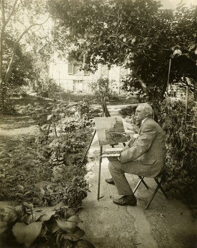 Harry Fenn, taiteilija, n. 1905-1911 (gelatiinihopea valokuva) tekijältä Jessie Tarbox Beals