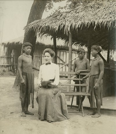 Igorrote -laulutunnit. [Filippiinien varaus antropologian laitoksella vuoden 1904 maailmannäyttelyssä] tekijältä Jessie Tarbox Beals