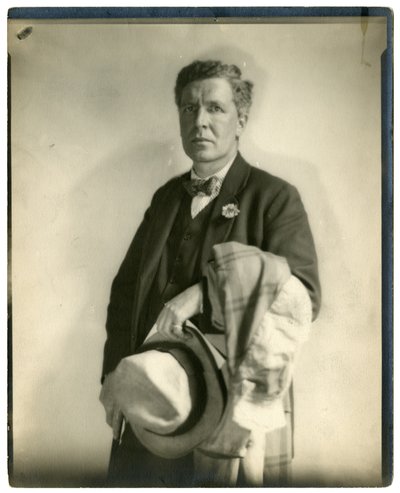 John Cowper Powys Llewelyn Powys, n. 1905–1940 (gelatiinihopea valokuva) tekijältä Jessie Tarbox Beals