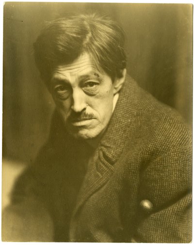 Sadakichi Hartman - saksalainen japanilainen taiteilija ja taidekriitikko, 1919 tekijältä Jessie Tarbox Beals