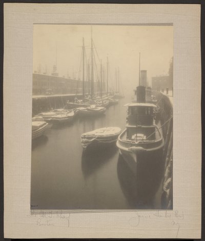Old T. Wharf, Boston tekijältä Jessie Tarbox Beals