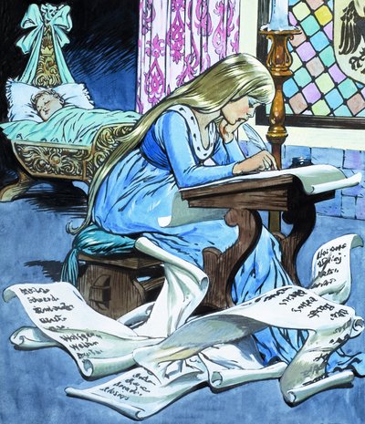 Myyjän tytär ja hänen poikansa, Rumpelstiltskinin tarinasta tekijältä Jesus Blasco