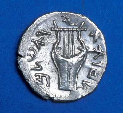 Kolikko Bar Kochba Revoltista, 134-135 (metalli) tekijältä Jewish School